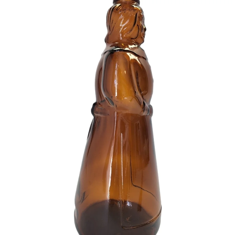 Mrs. Butterworth 10 inch Amber Glass Syrup Bottle 1964 - Picture 4 of 7